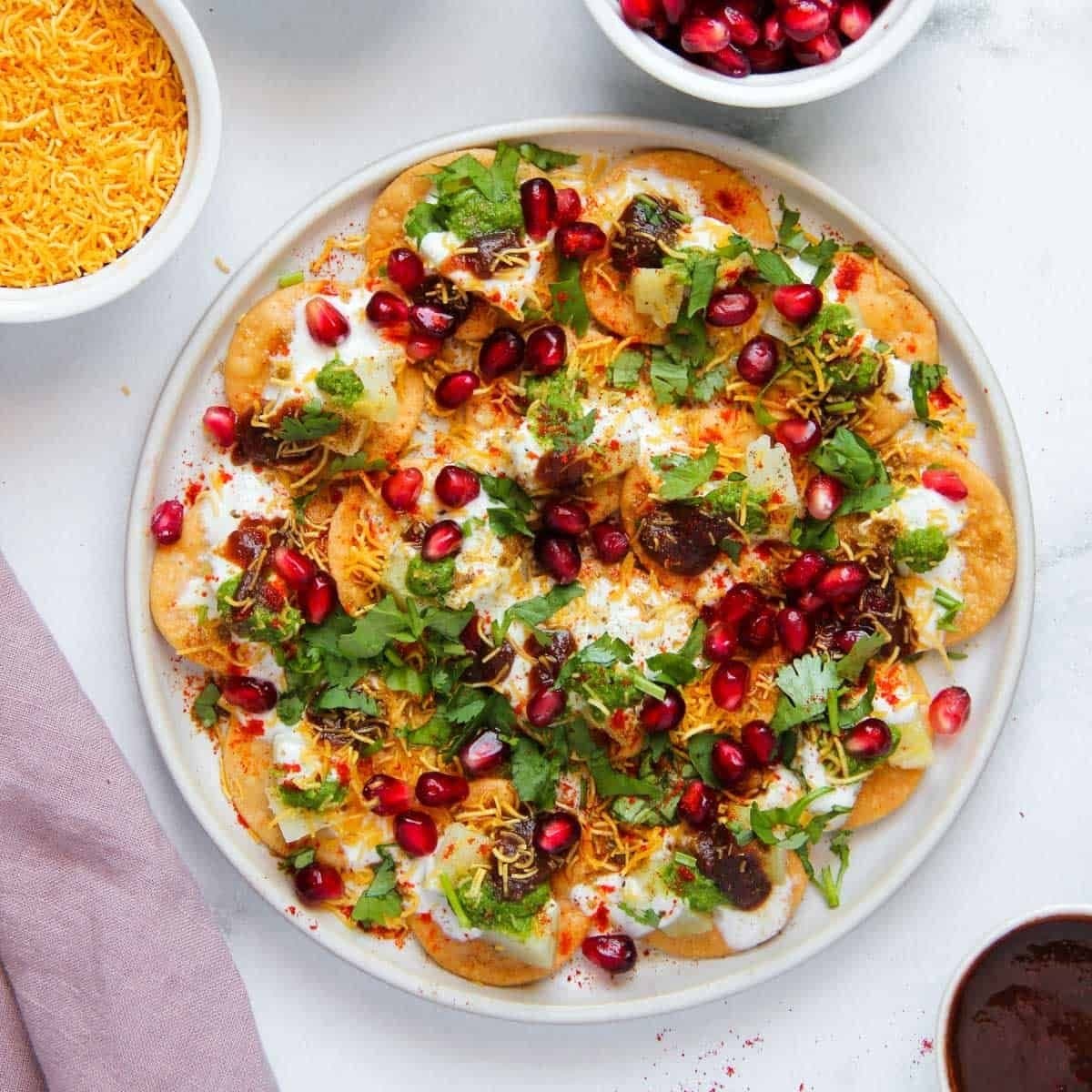 Aloo papri Chat